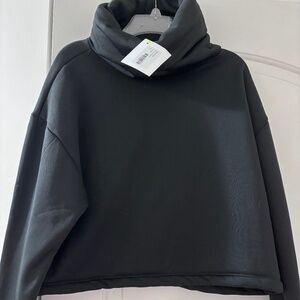 New Dudley Stephens Clover Crop black sweatshirt in Size Large